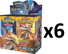 Pokemon SM1 Sun & Moon Base Set Booster Box CASE (6 Booster Boxes)